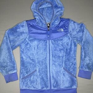 The North Face Kids Purple Sherpa Fleece Full Zip M (10/12)